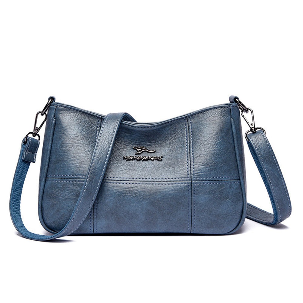 【實體店+發票】真皮流行羊皮小方包 女包 斜背包 肩背包 手提包 黑色 大容量 送禮-規格圖10