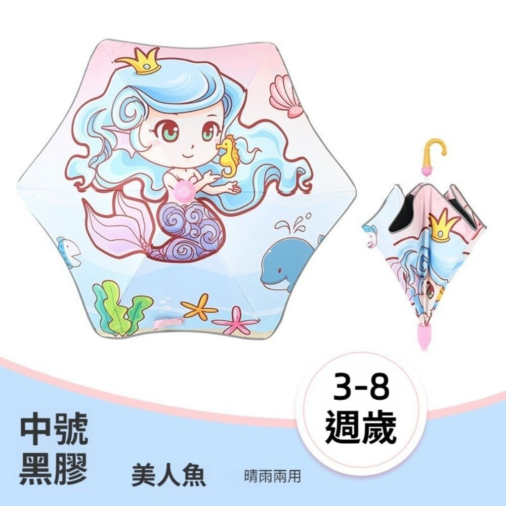 【台北士林*店面】圓角反光防水套兒童雨傘 圓角防戳兒童雨傘 兒童雨傘 晴雨傘 冰淇淋 禮物 送禮 送禮-規格圖9