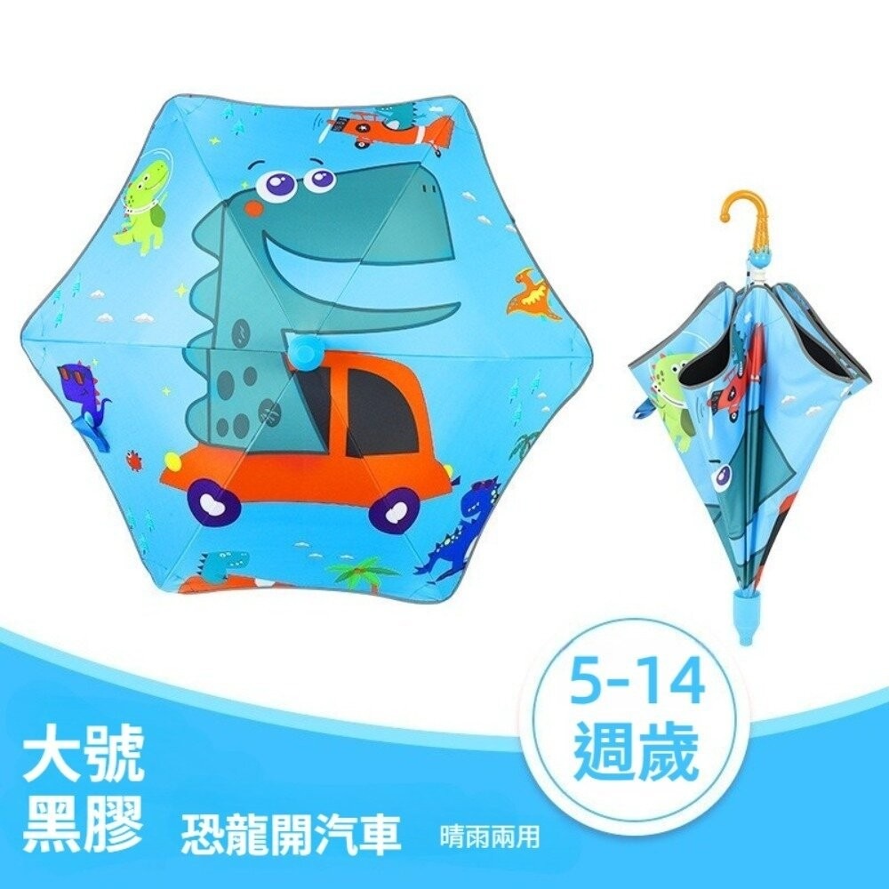 【台北士林*店面】圓角反光防水套兒童雨傘 圓角防戳兒童雨傘 兒童雨傘 晴雨傘 冰淇淋 禮物 送禮 送禮-規格圖9