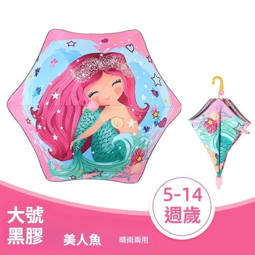 【台北士林*店面】圓角反光防水套兒童雨傘 圓角防戳兒童雨傘 兒童雨傘 晴雨傘 冰淇淋 禮物 送禮 送禮-規格圖9