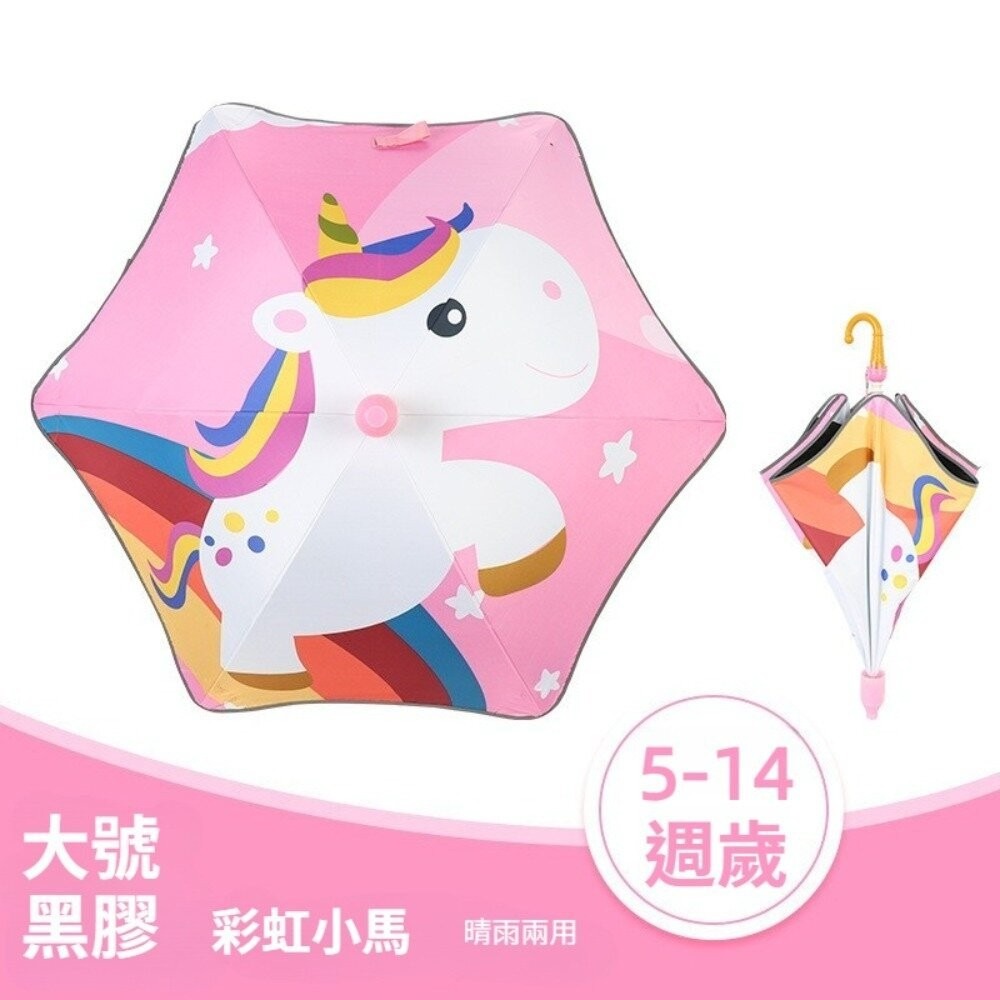 【台北士林*店面】圓角反光防水套兒童雨傘 圓角防戳兒童雨傘 兒童雨傘 晴雨傘 冰淇淋 禮物 送禮 送禮-規格圖9