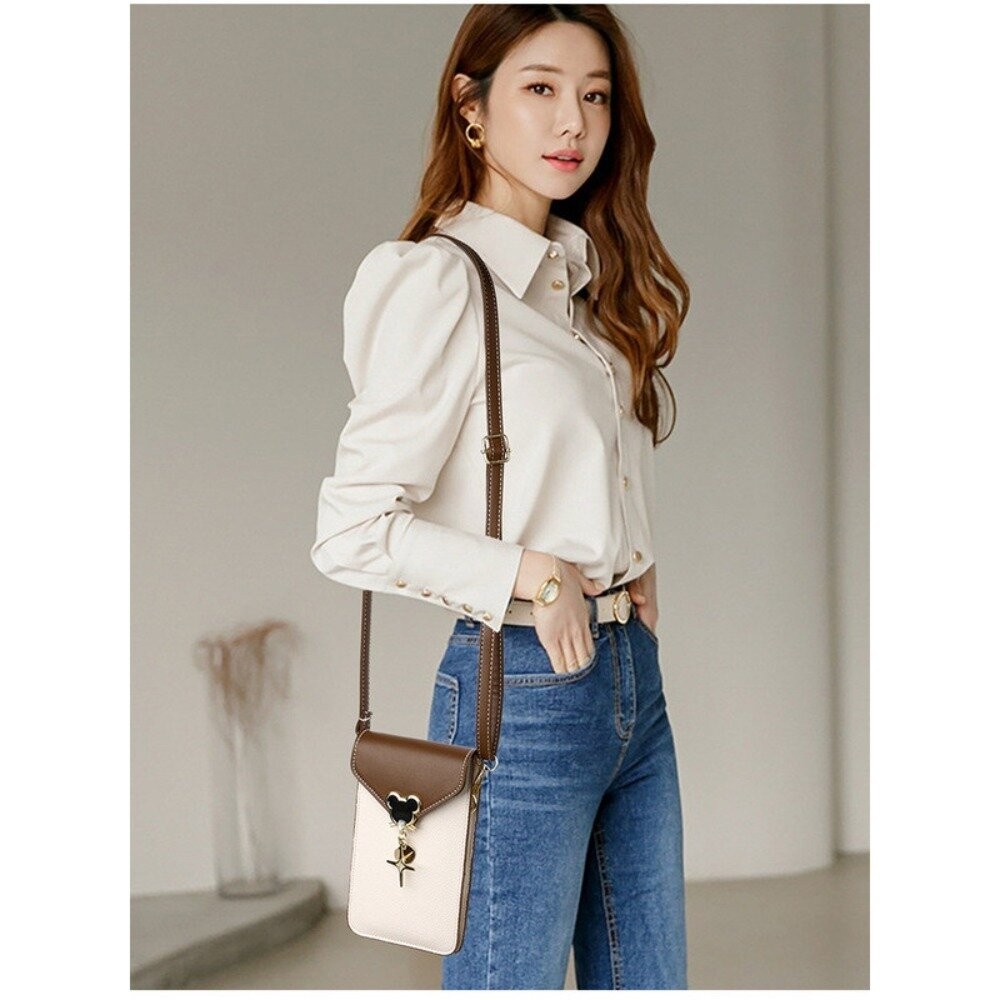 【實體店+發票】時尚典雅復古手機包 女包 手機包 小包 禮物 送禮 送禮-細節圖3