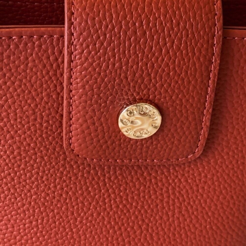 【實體店+發票】櫻桃紅皮革水桶包 女包 斜挎包 小包 通勤包 禮物 送禮 送禮-細節圖4