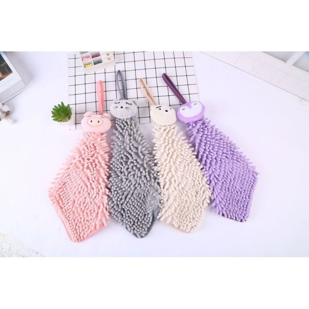 【實體店+發票】卡通強吸水擦手巾 動物頭擦手巾 廚房掛式擦手巾 卡通擦手巾 強吸水擦手巾 送禮-細節圖6