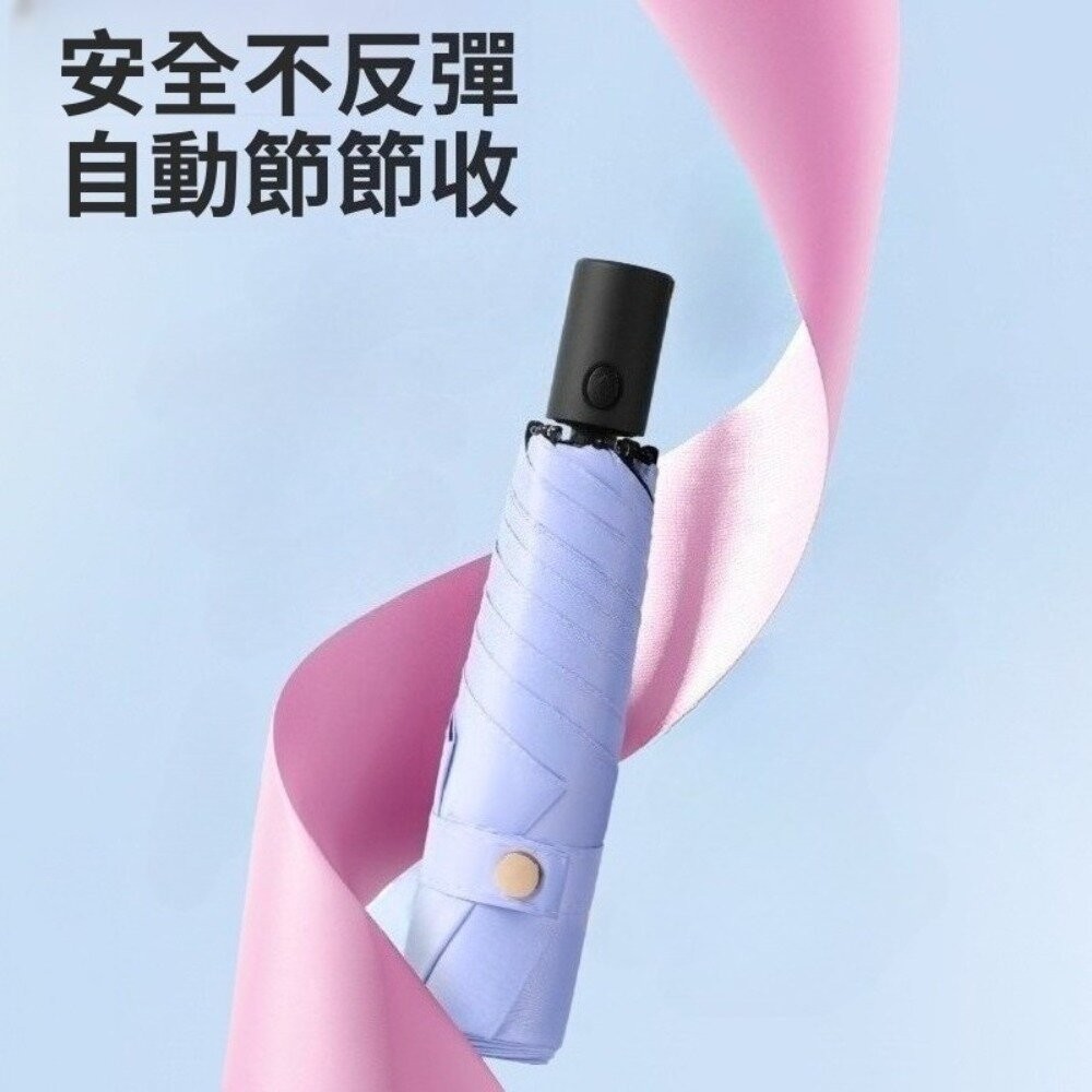 【實體店+發票】安全防回彈超輕自動傘 雨傘 防曬傘 摺疊傘 超輕羽毛傘 遮陽傘 晴雨傘 送禮-細節圖3