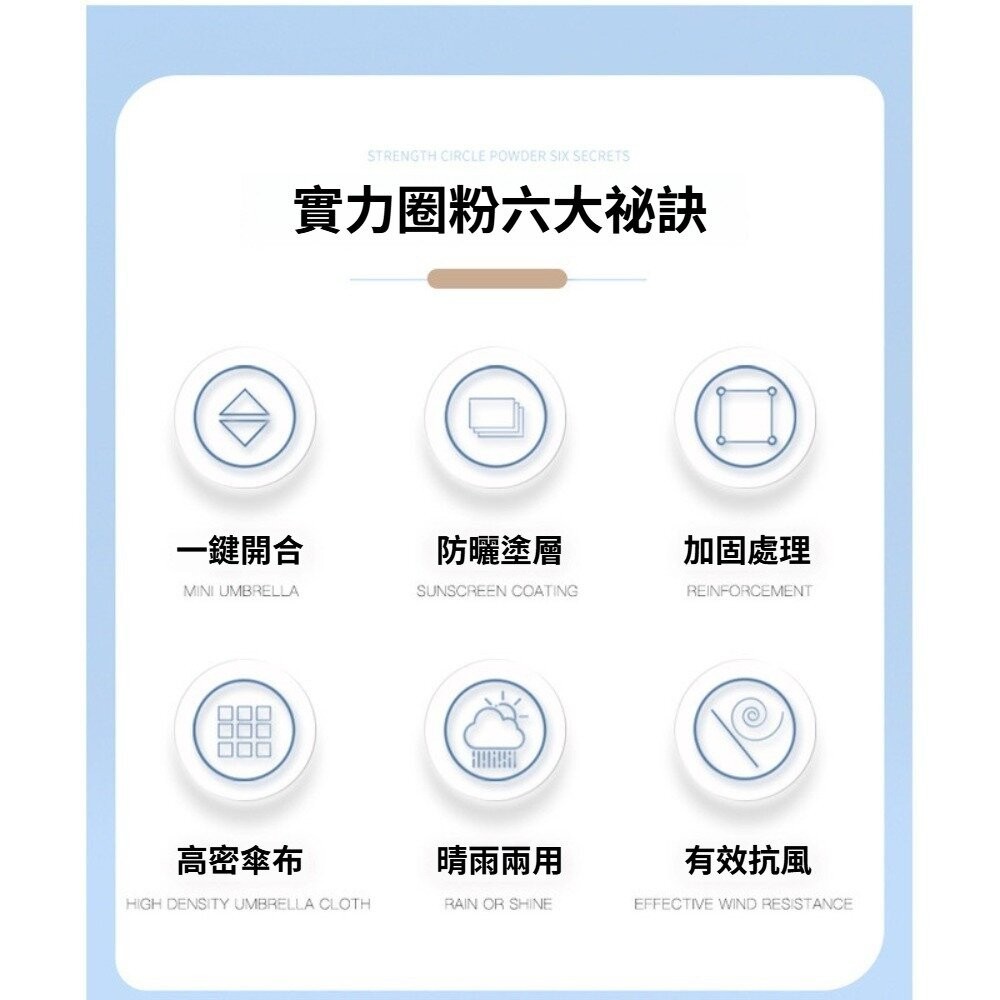 【實體店+發票】安全防回彈超輕自動傘 雨傘 防曬傘 摺疊傘 超輕羽毛傘 遮陽傘 晴雨傘 送禮-細節圖5