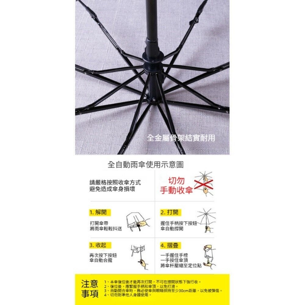 【實體店+發票】韓式時尚透明三折傘 自動開合雨傘 透明雨傘 摺疊傘 雨具 透明 防風 櫻花 雛菊 送禮-細節圖7