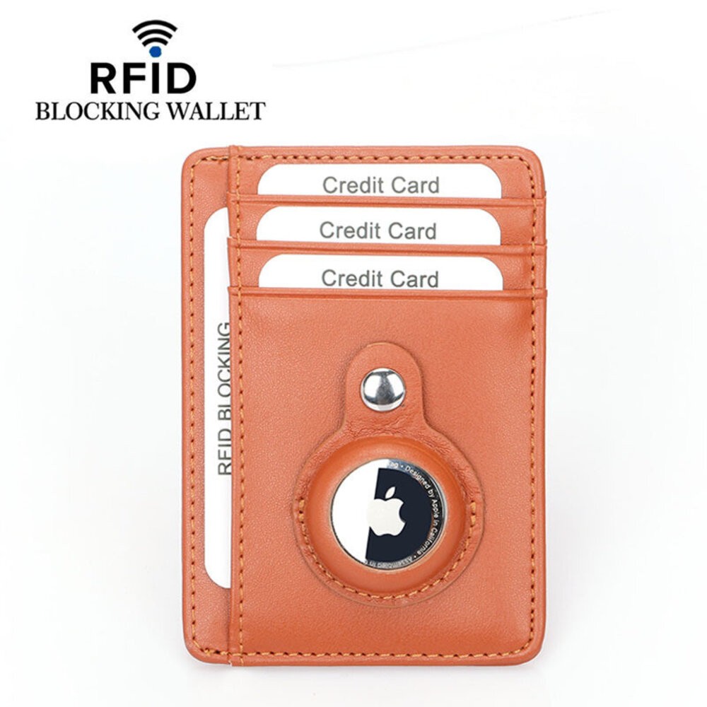 【實體店+發票】真皮防丟防盜刷卡包 - AIRTAG需自備 卡包 皮夾 錢包 配件 禮物 旅行 防盜 追蹤器 AirTa-規格圖9