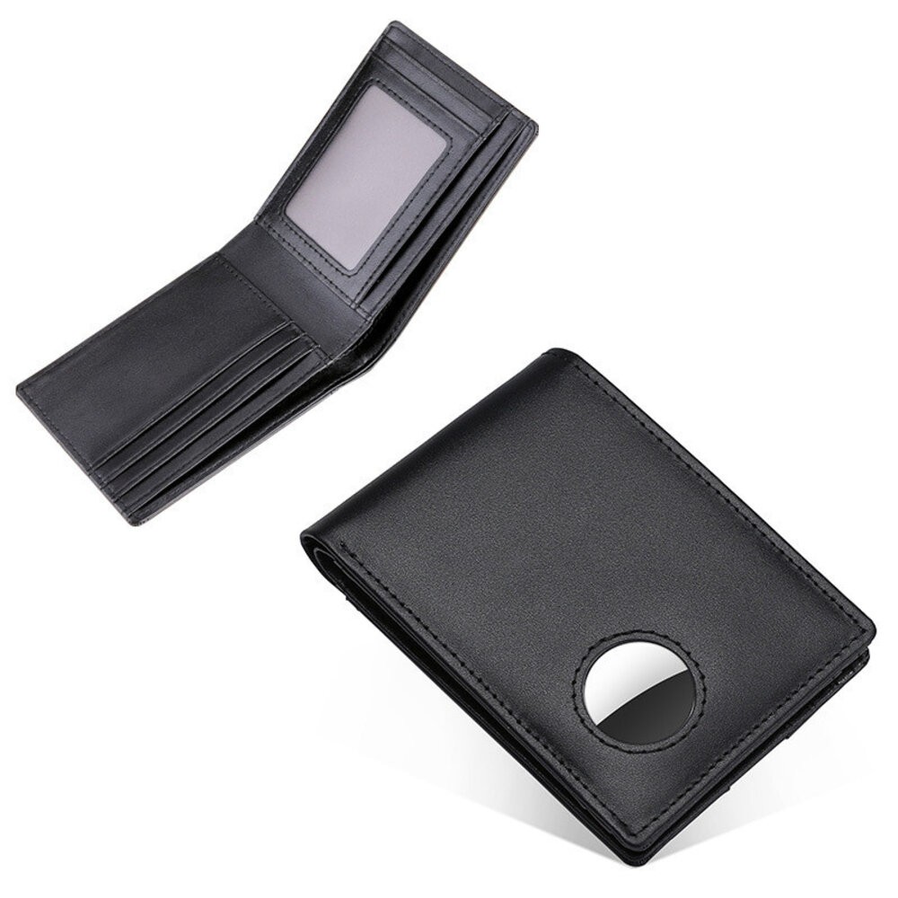 【台北士林*店面】真皮防丟防盜刷錢包 -AIRTAG需自備 定位錢夾 RFID 防盜刷 真皮輕薄  短款男士錢包 送禮-規格圖9