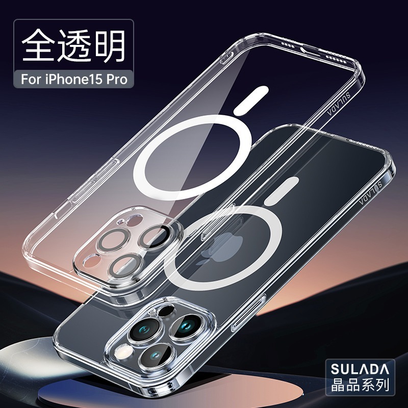 SULADA iPhone 15 晶品系列 透明手機殻-細節圖5