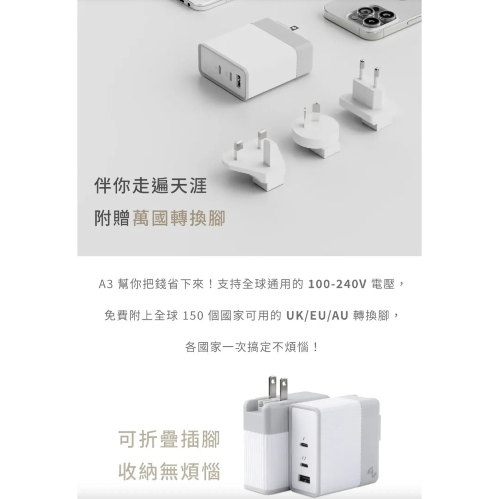 Allite A3 140W PD3.1 氮化鎵疾速快充頭-細節圖5