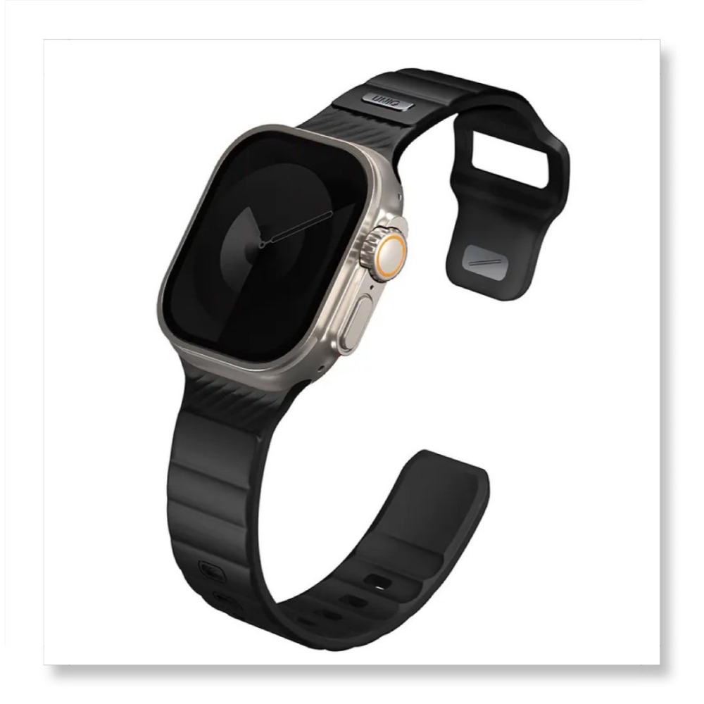 UNIQ Stride 防水FKM橡膠不鏽鋼高質感錶帶 for Apple Watch-細節圖7