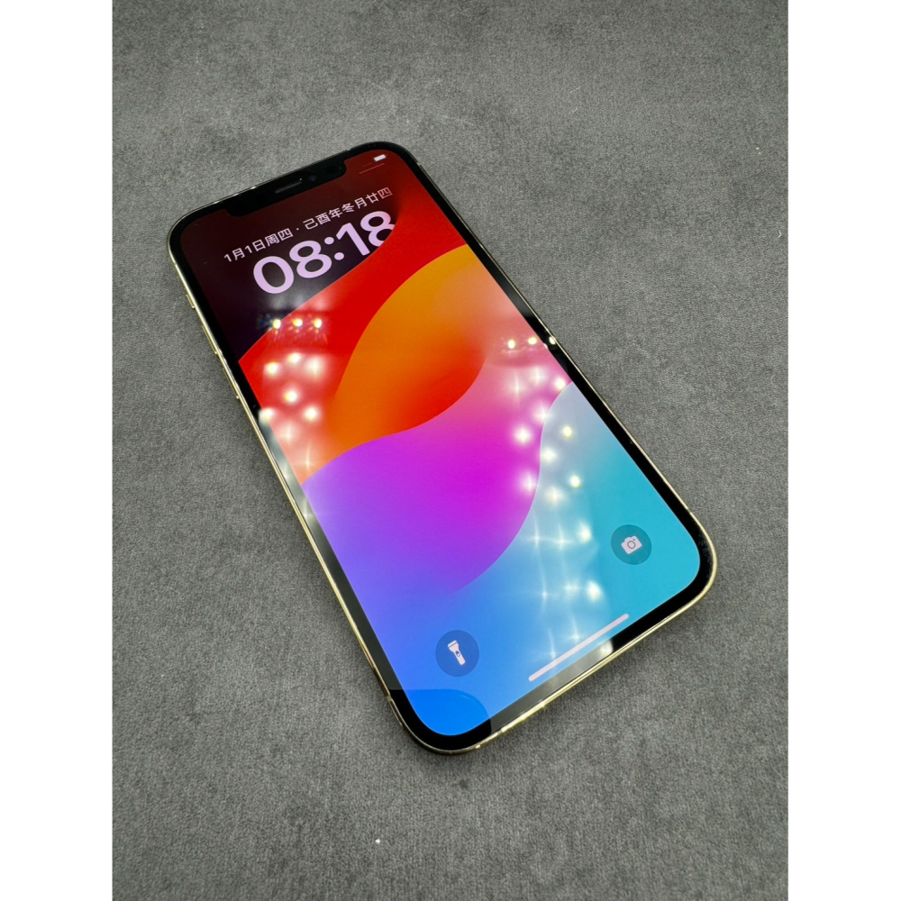 敬騰通訊_IPHONE 12PRO 128G 金 電池100%  (4637) 無盒台中面交安全保證 ✔️無卡分期/零元-細節圖2