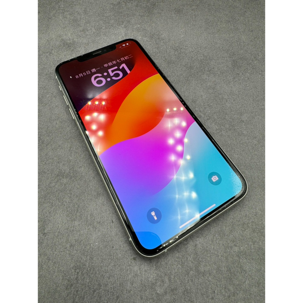 敬騰通訊_IPHONE 11PROMAX 256G 銀 電池X% (6778) 無盒台中面交安全保證 ✔️無卡分期/零元-細節圖2