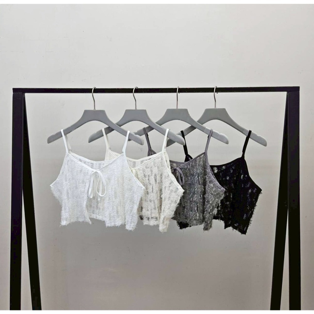 現貨｜立體毛感網紗外罩外搭250513-細節圖4