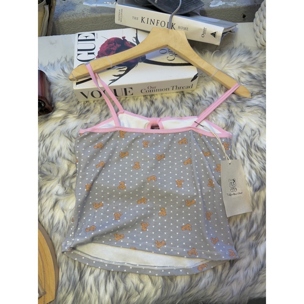 現貨｜小熊🐻綁結甜甜小可愛背心bratop-細節圖2