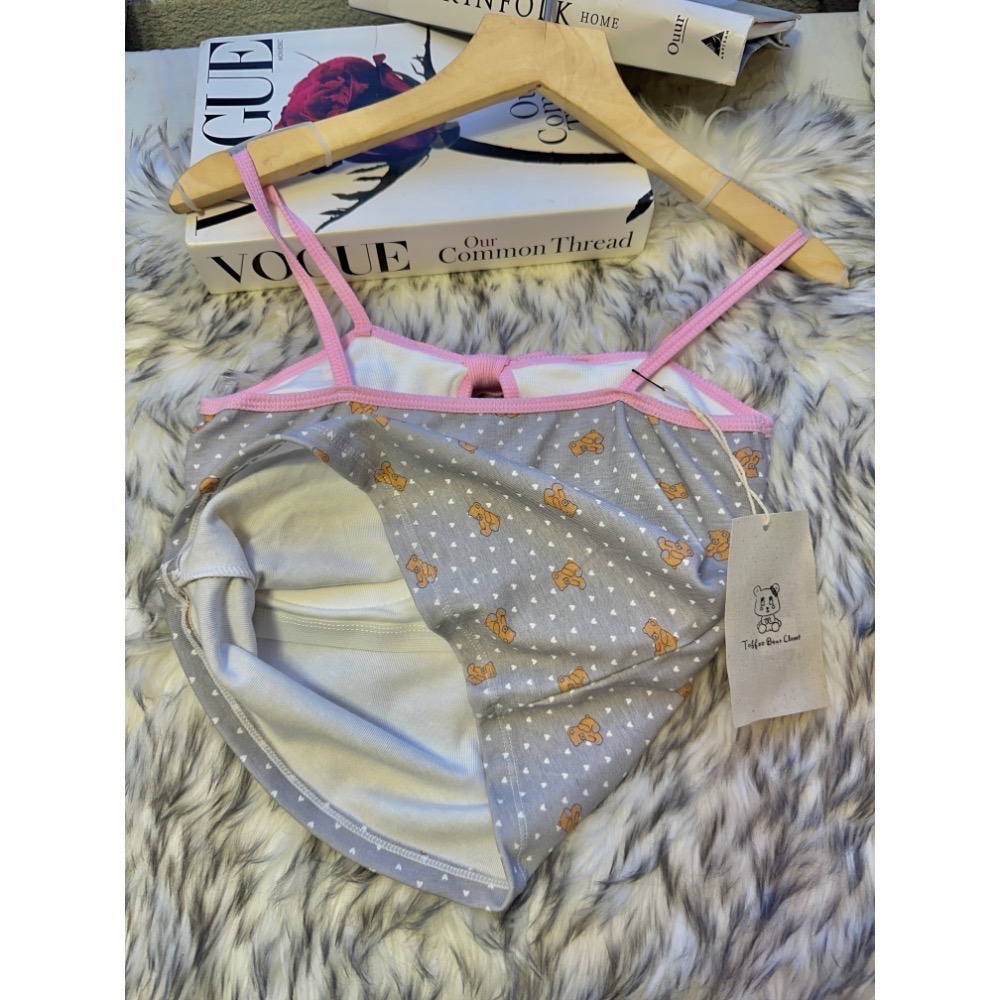 現貨｜小熊🐻綁結甜甜小可愛背心bratop-細節圖3