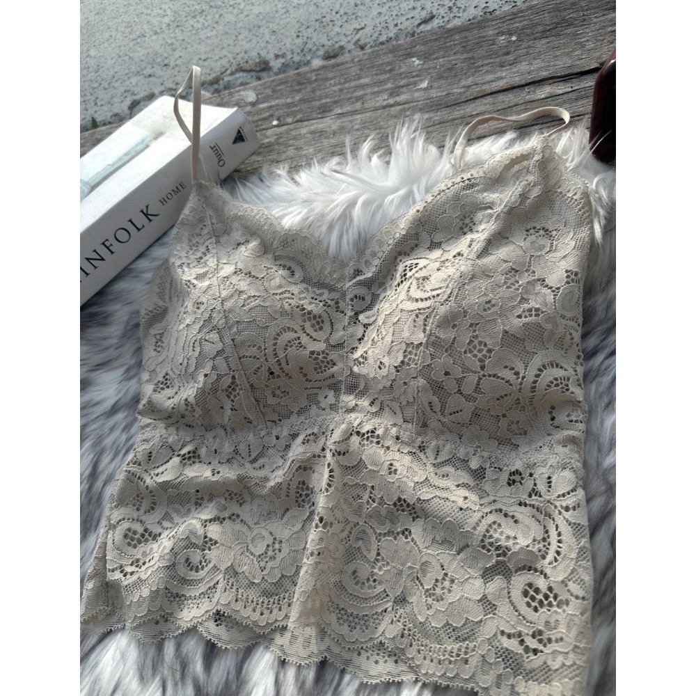 現貨｜性感純慾蕾絲小可愛背心bratop-細節圖2