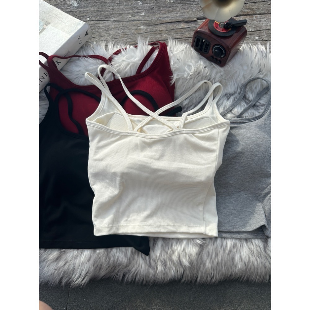 現貨｜後交叉美背小可愛背心bratop-細節圖2