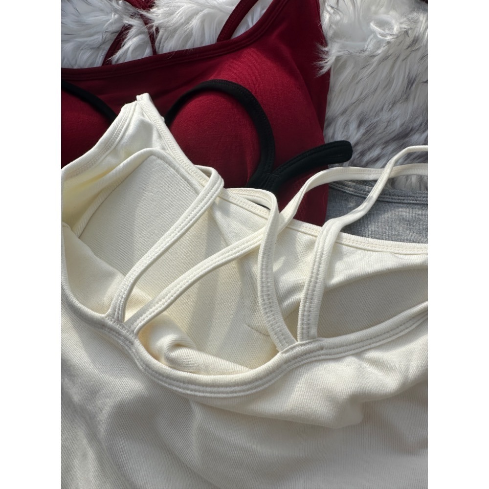 現貨｜後交叉美背小可愛背心bratop-細節圖3