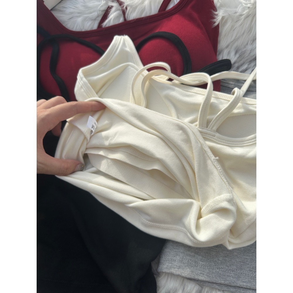 現貨｜後交叉美背小可愛背心bratop-細節圖4