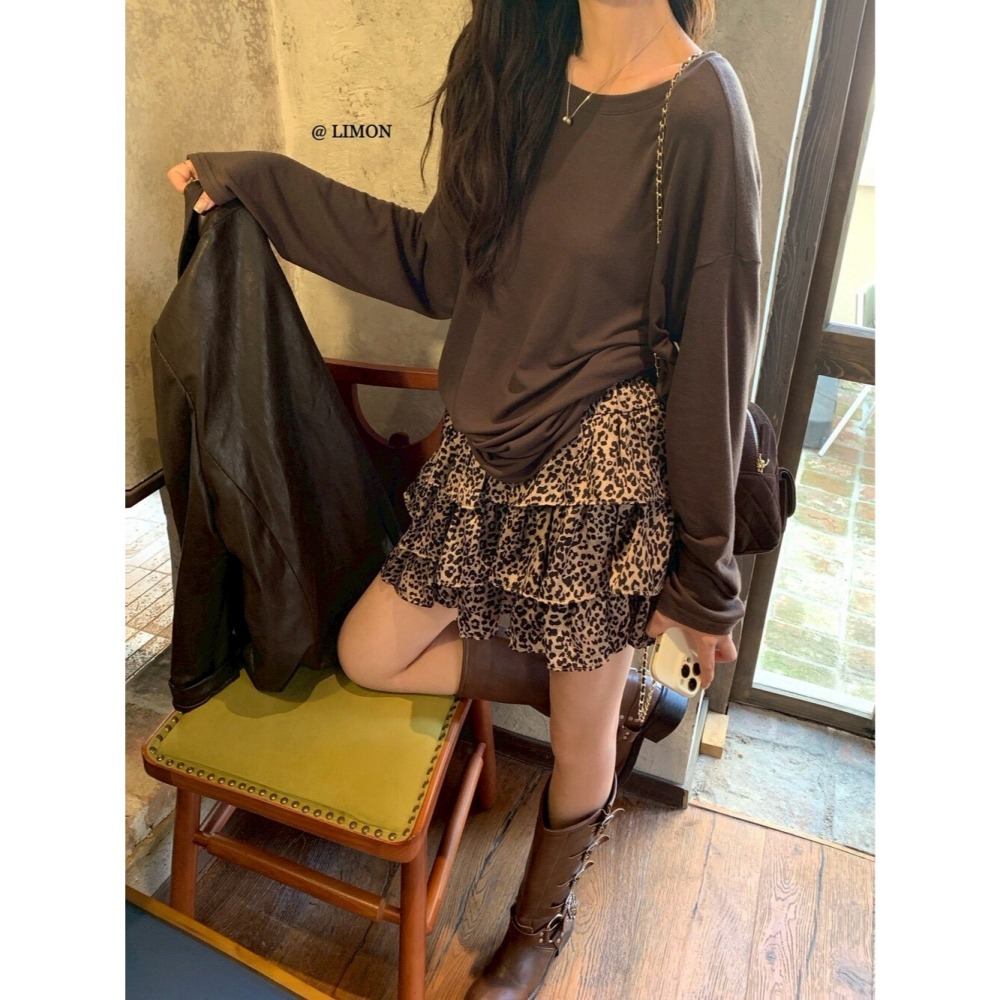 現貨｜ 豹紋蛋糕裙250924-細節圖6