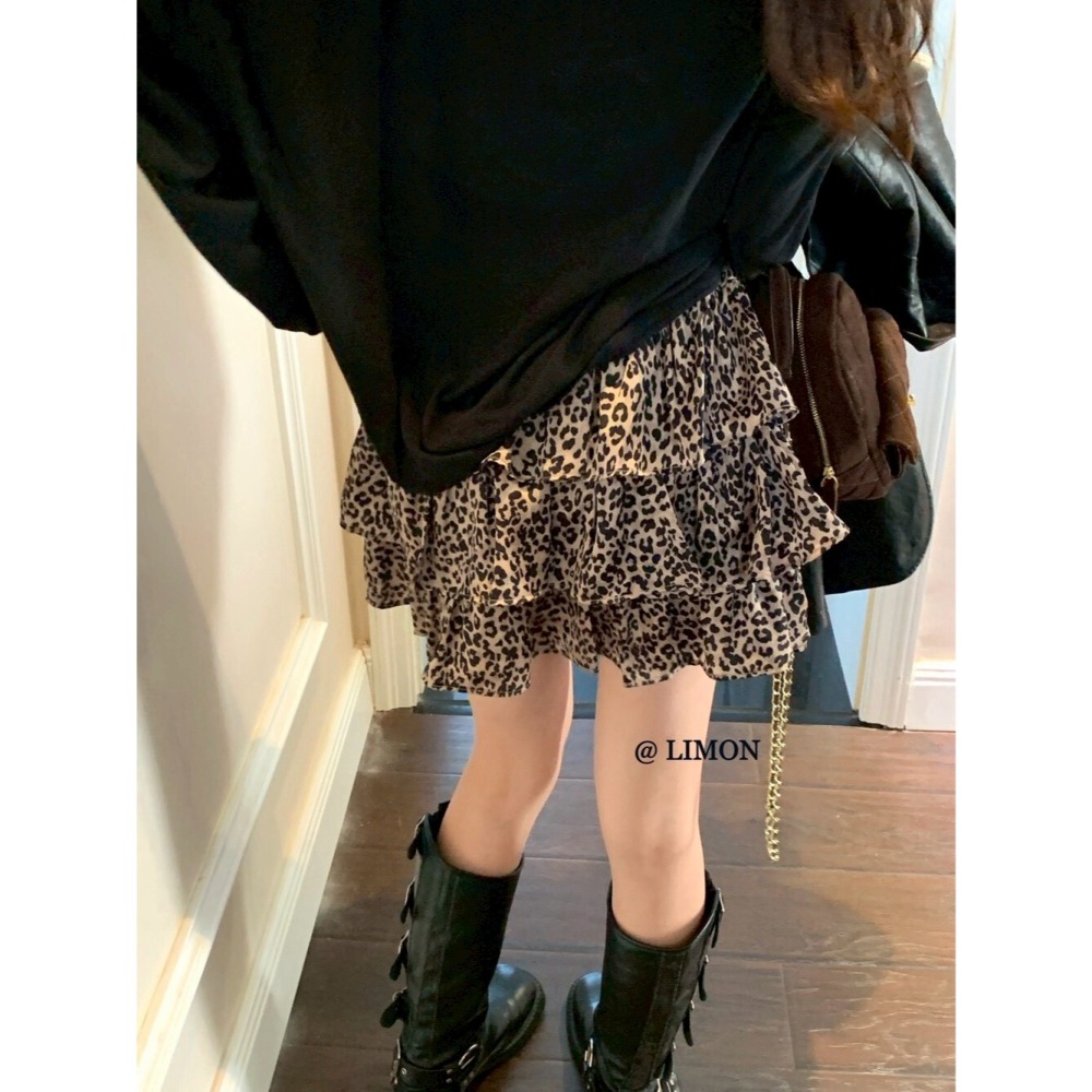 現貨｜ 豹紋蛋糕裙250924-細節圖7