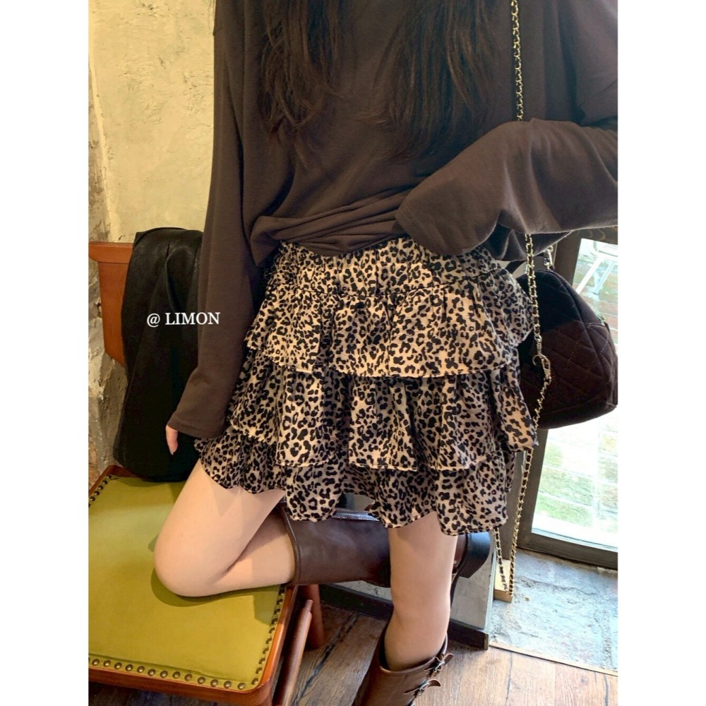 現貨｜ 豹紋蛋糕裙250924-細節圖9