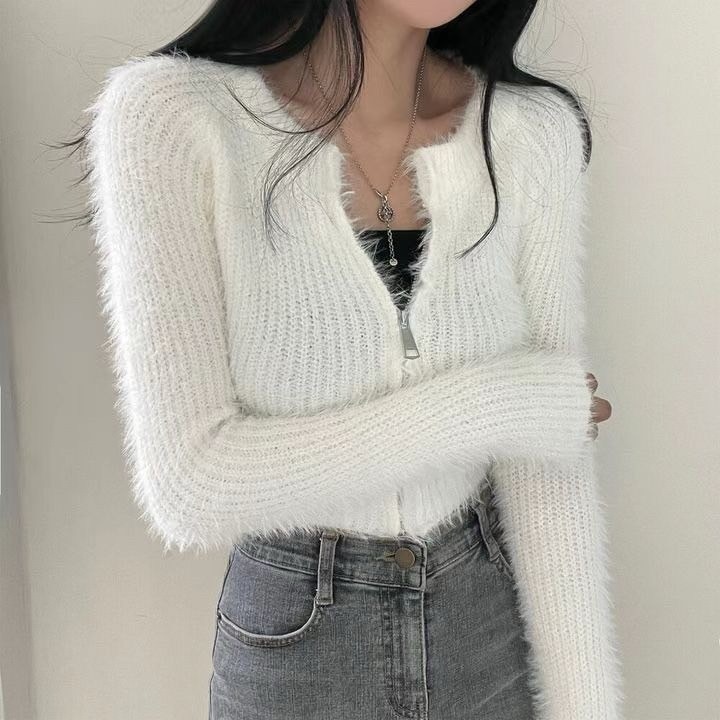 預購｜水貂毛拉鍊外套251015-細節圖3