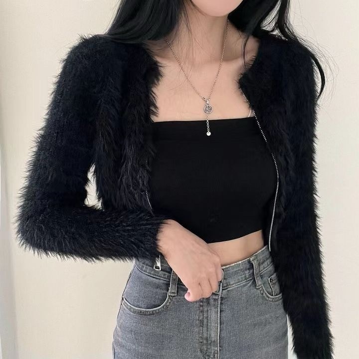 預購｜水貂毛拉鍊外套251015-細節圖5