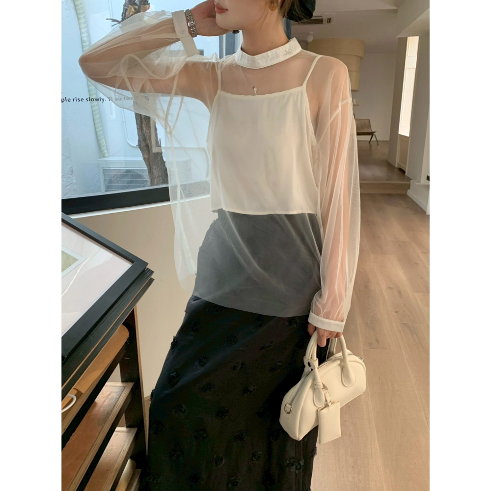 預購｜韓系超仙透膚上衣251023-細節圖2