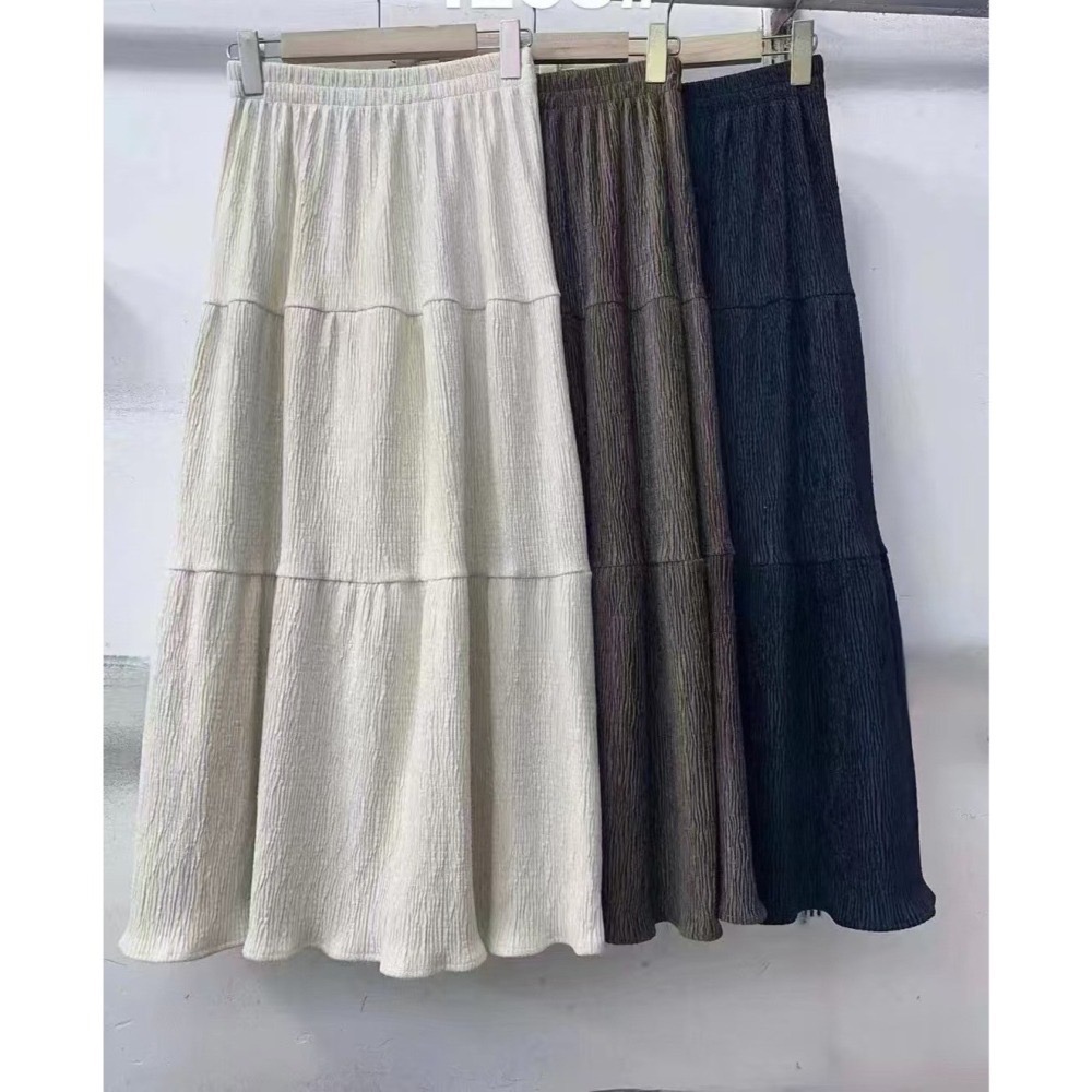 現貨｜ 麂皮绒蛋糕裙1101-細節圖2