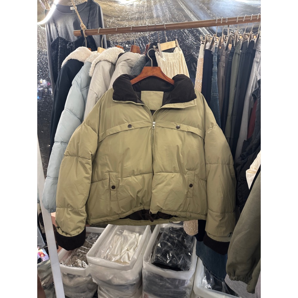 現貨｜燈芯絨拼接舖棉外套251101-細節圖6