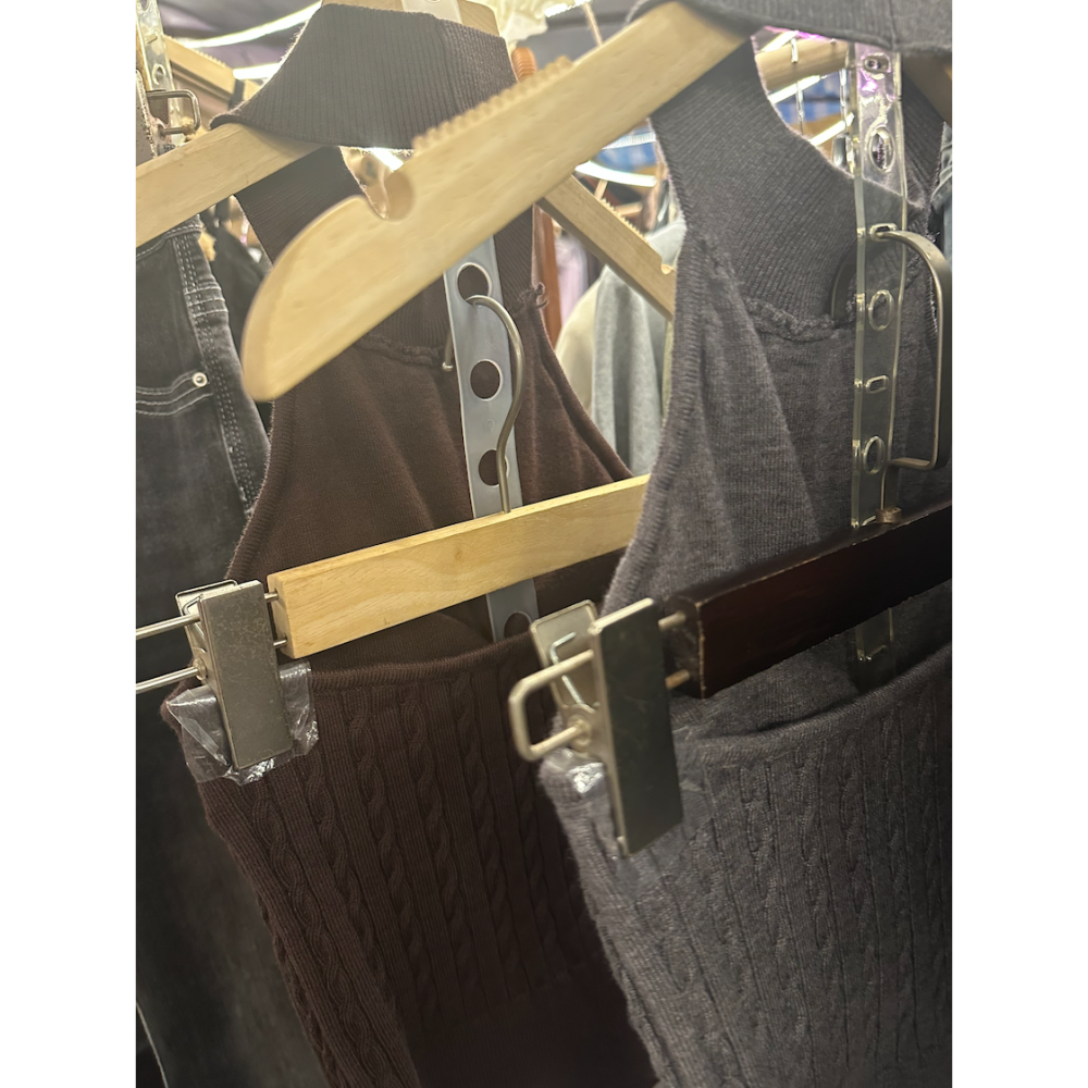 現貨｜ 削肩麻花針織背心1104-細節圖2