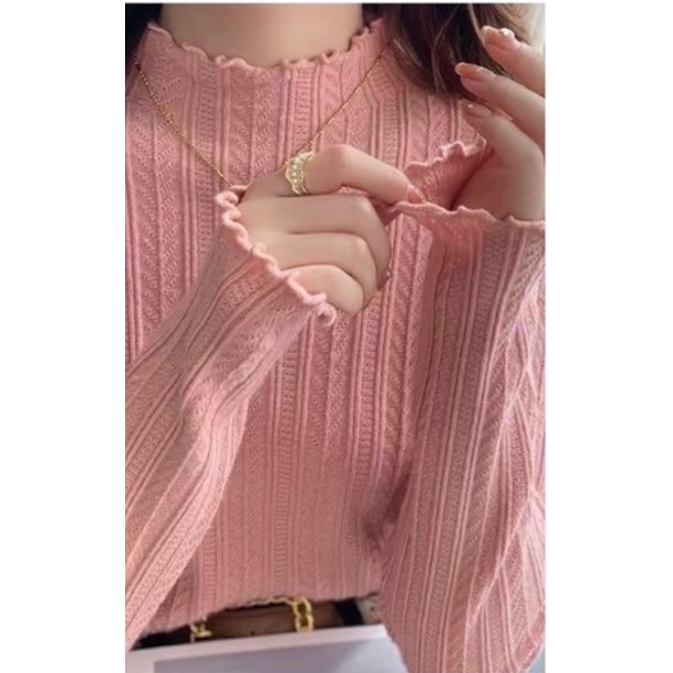 現貨｜ 麻花紋路內搭衣打底衣1107-細節圖2