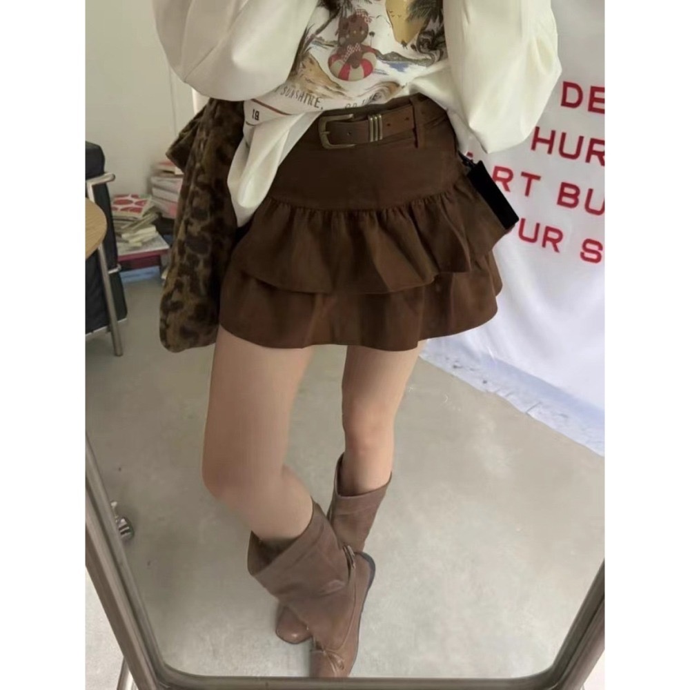 現貨｜ 麂皮蛋糕裙1107-細節圖4