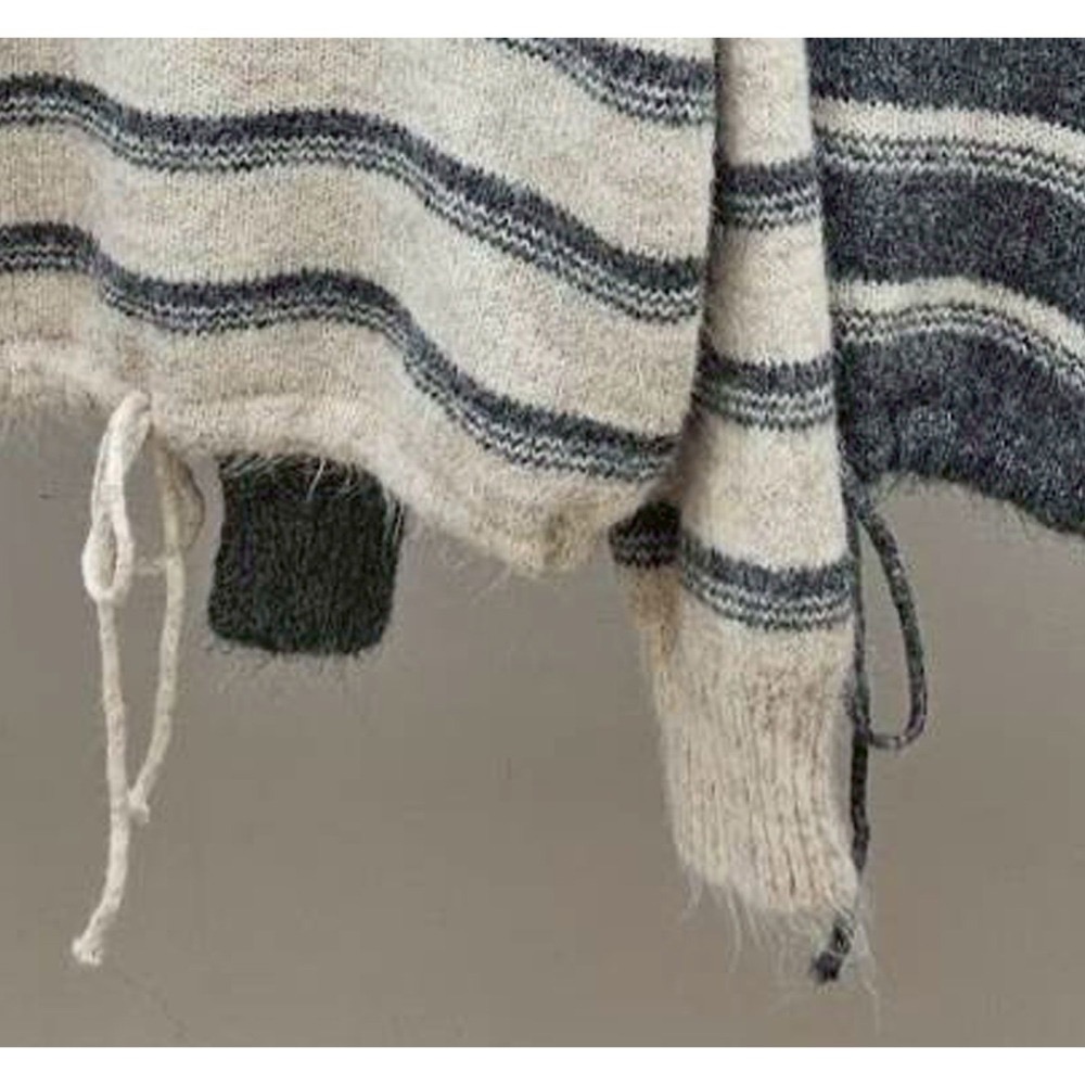 現貨｜下擺抽繩條紋毛衣251113-細節圖2