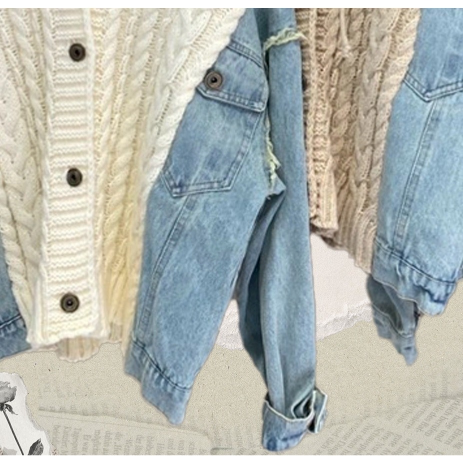 現貨｜ 針織拼接外251123-細節圖3