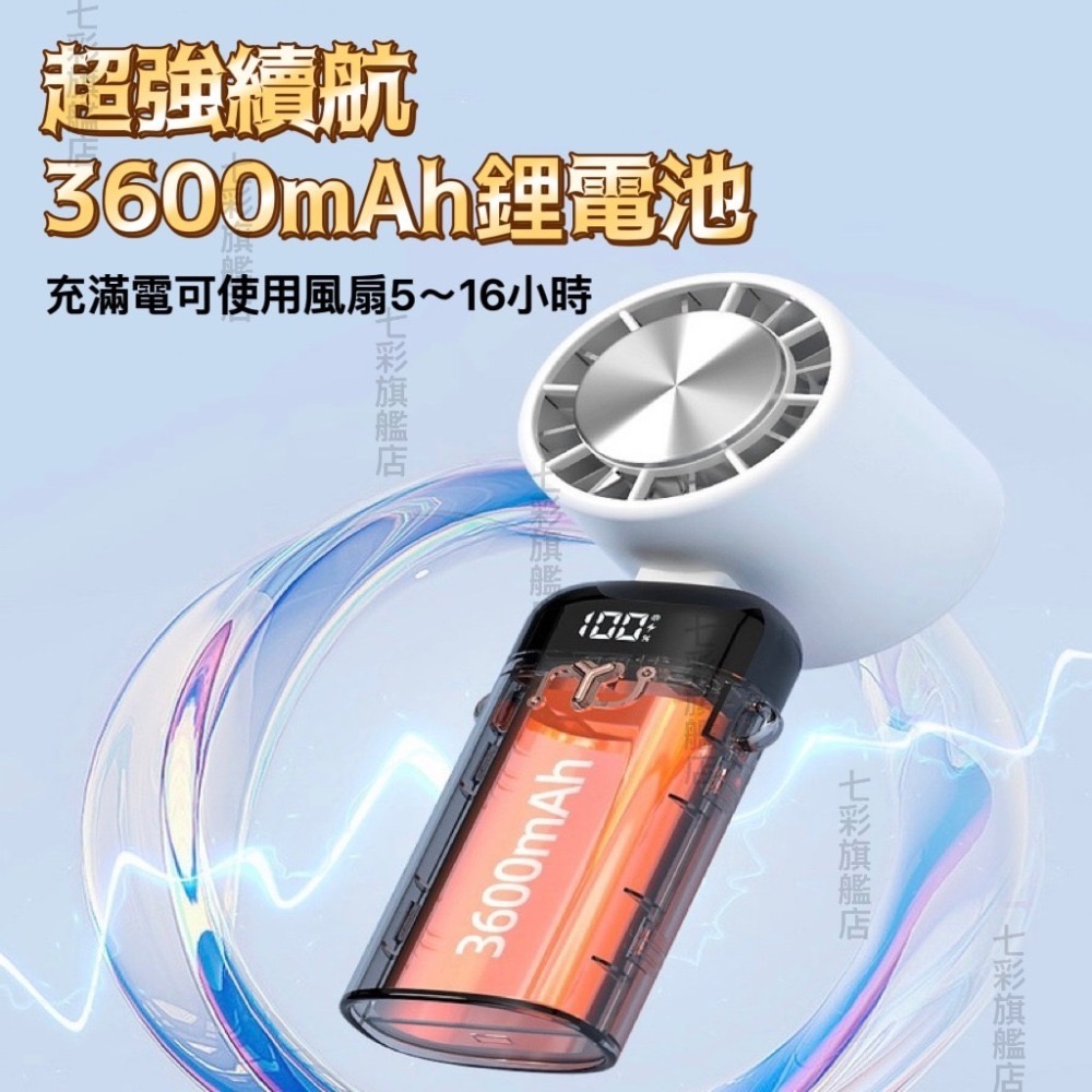 半導體手持小風扇 掛脖風扇 隨身風扇 手持電風扇 小風扇 桌上型電風扇 小電扇 手持風扇 手持電扇-細節圖3