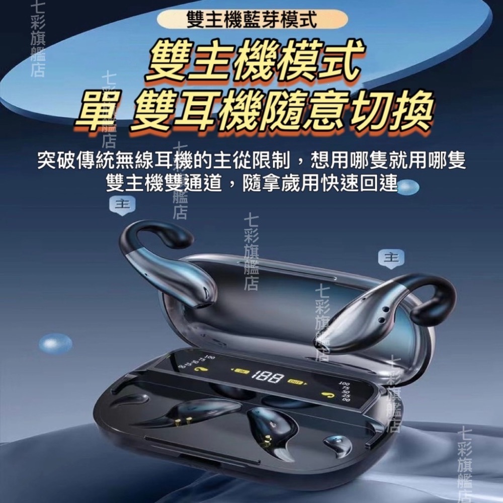 無線藍芽耳機 運動藍牙耳機 耳機 耳骨藍芽耳機 HIFI耳機 高清音質 藍芽耳機 耳夾耳機-細節圖5