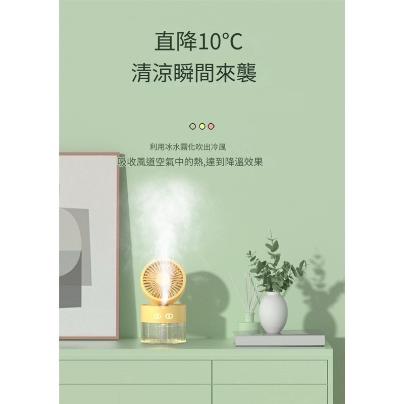 ～降溫有感～ 加濕噴霧風扇 小風扇 USB風扇-細節圖3