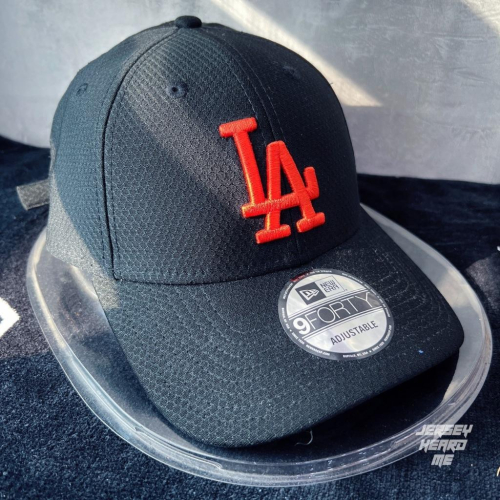 【球衣藏家】LA Dodgers 洛杉磯 道奇 黑橘 New Era 可調式 老帽 MLB Dad Hat