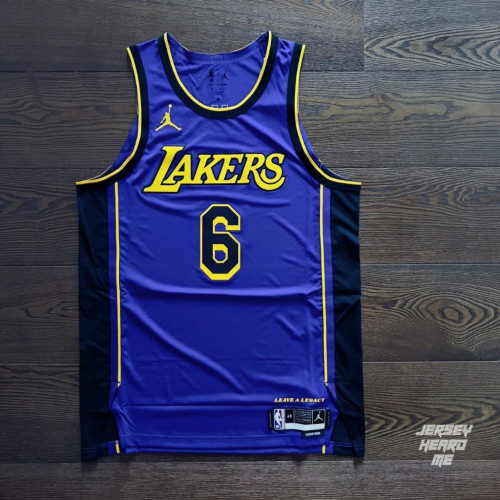 【球衣藏家】Lebron James 詹姆士 LBJ 湖人 飛人紫 Lakers Statement 球員版 NBA球衣