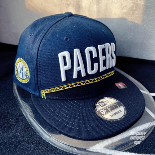 【球衣藏家】New Era Pacers 溜馬 城市版 可調式 後扣帽 NBA Snapback