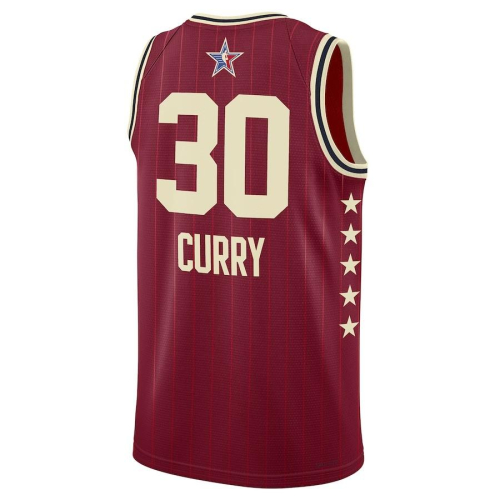 【球衣藏家】Stephen Curry SC 咖哩 庫里 2024 ASG 明星賽 正色紅 球迷版 NBA 球衣
