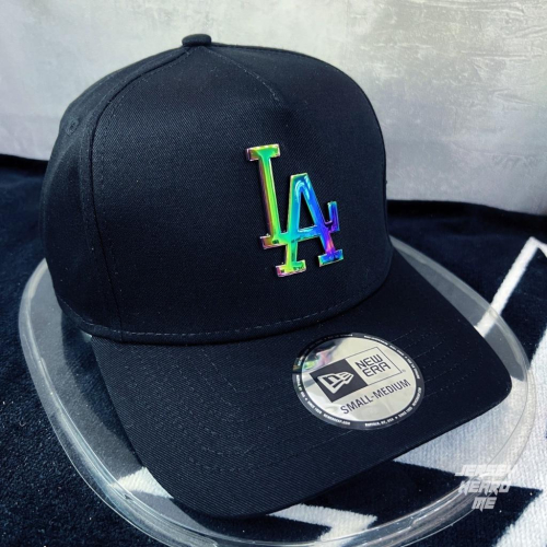【球衣藏家】LA Dodgers 洛杉磯 道奇 金屬LOGO 鐵扣 New Era 可調式 老帽 MLB Dad Hat