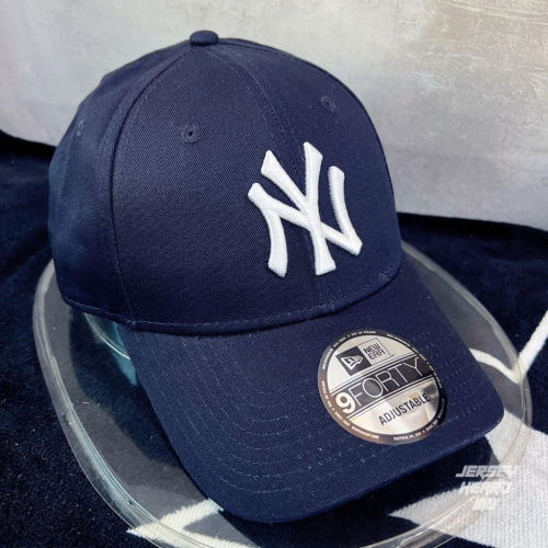【球衣藏家】NY Yankees 紐約 洋基 深藍 鐵扣 New Era 可調式 老帽 MLB Dad Hat