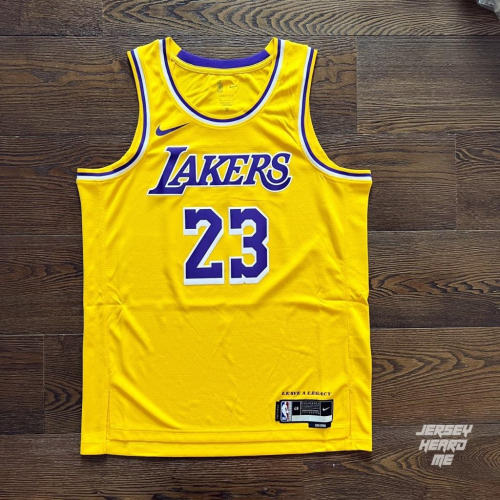【球衣藏家】Lebron James Lakers Icon 湖人 LBJ 詹皇 主場黃 球迷版 NBA 球衣