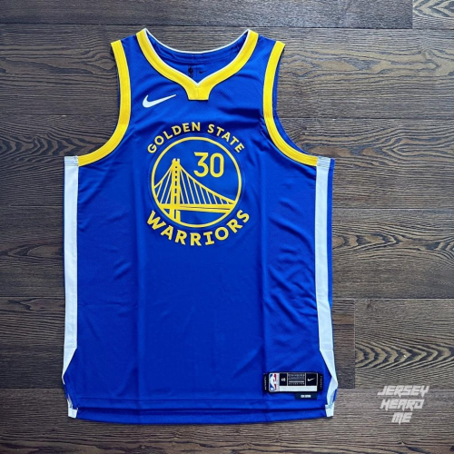 【球衣藏家】Stephen Curry 咖哩 勇士 客場藍 Warriors Icon AU 球員版 NBA 球衣