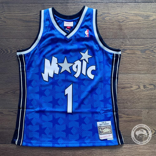 【球衣藏家】Tracy McGrady 魔術 復古 藍暗星 M&amp;N Swingman NBA 球迷版 球衣